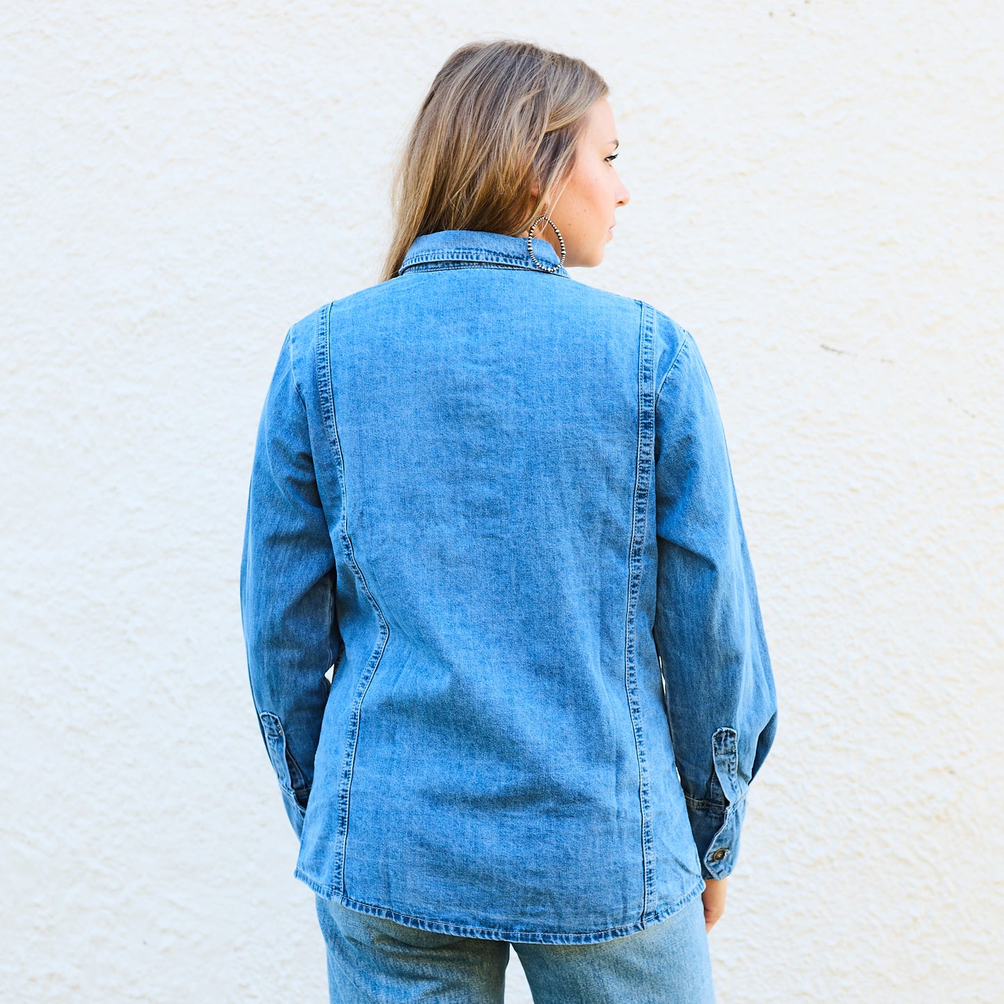 DENIM SHIRT JACKET