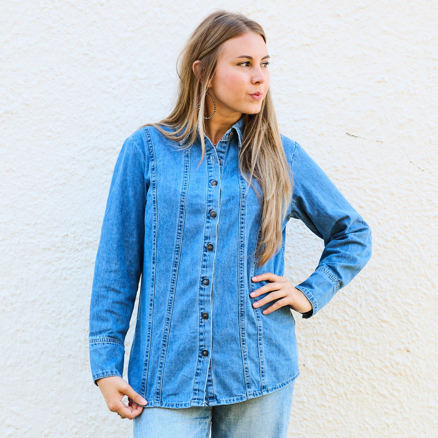 DENIM SHIRT JACKET