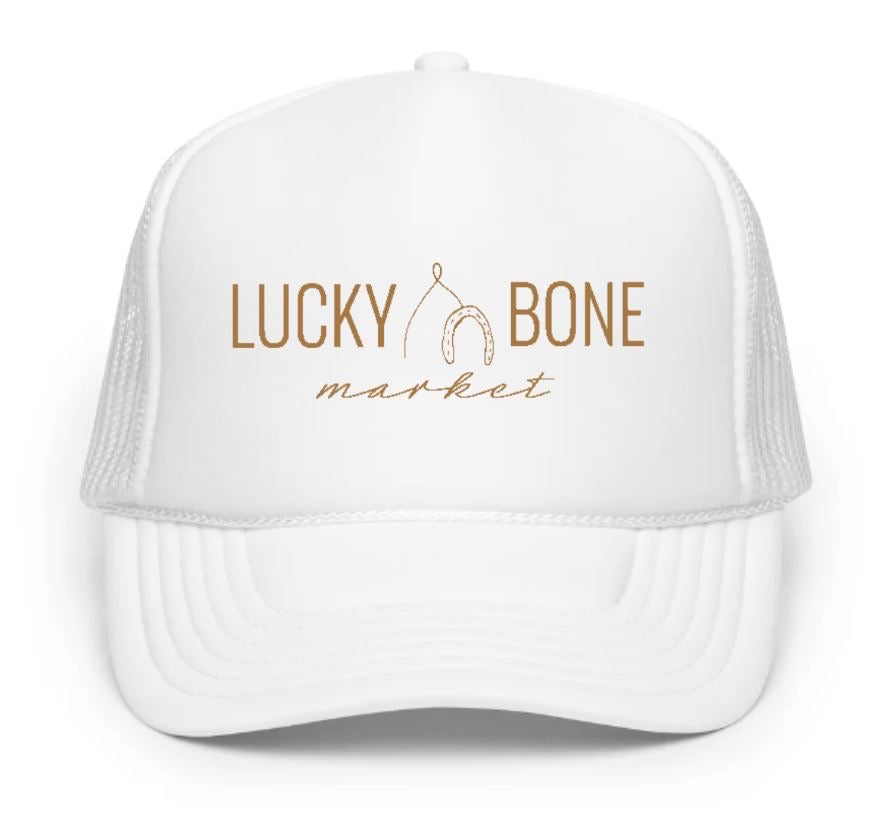 PRE-ORDER LUCKY BONE MARKET TRUCKER CAP