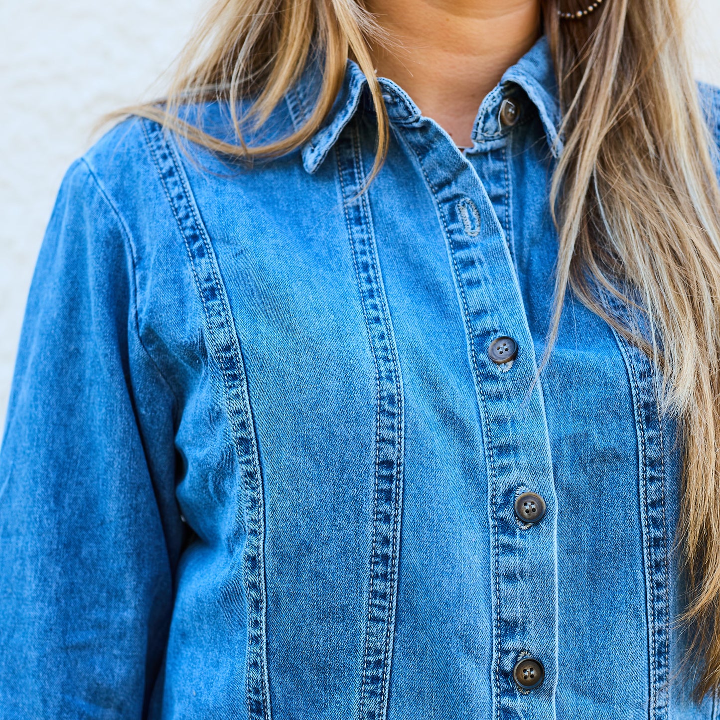 DENIM SHIRT JACKET