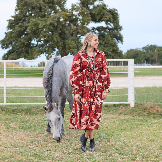 WILD HORSE MAXI DRESS